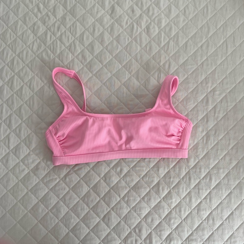 Ribbed bikini top